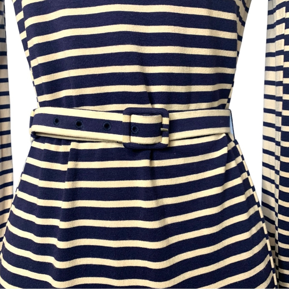 Tory Burch Callan Striped Long-Sleeve Dress Sz XS EUC - Picture 8 of 14